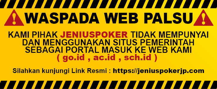 JeniusPoker | Daftar JeniusPoker | Login JeniusPoker